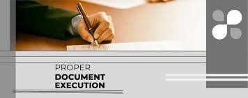 Execution of documents